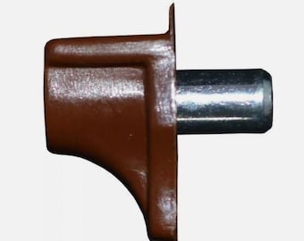 Brown Shelf Stud Fits 5mm Diameter Hole Steel Pin Reinforced 60kg Pack 20 C056