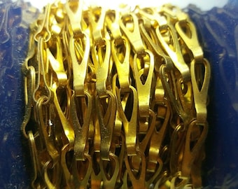 Polished Brass Chandelier Chain Mirror Picture Hanging 1 Meter Length 16mm links
