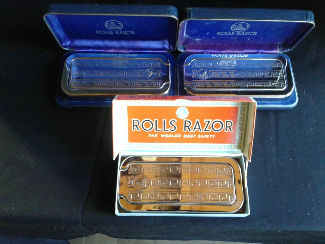 Timeless Elegance Set of 3 Vintage Rolls Razor Shaving Kits 1920s-1950s ...