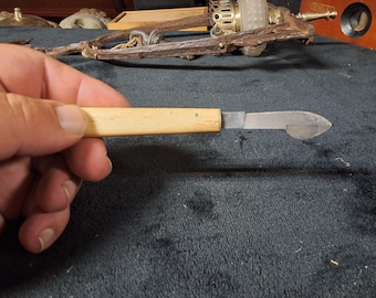 Vintage Case XX Special Rostfritt Stål Konkav Slipad Kniv med Miller Bros Blad och Hylsa