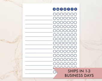 To Do List Notepad - Checklist Notepad -  Weekly Planner Notepad - Social Stationery - Task Habit Tracker - Daily Task Tracking - QSBP