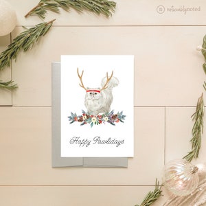 Persian Christmas Card - Persian Cat Holiday Cards - Cat Lover Christmas Card Set - Unique Holiday Card - Cat Lady Holiday Cards Pack - CT3