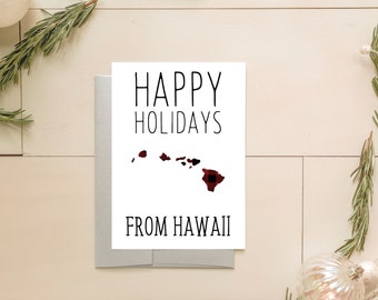 Hawaii Christmas Card - Etsy
