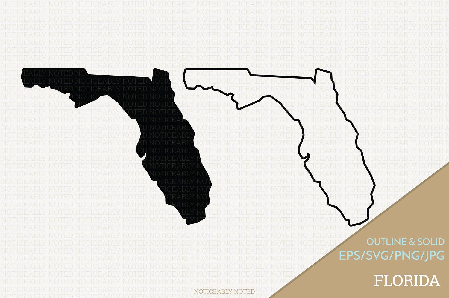 Florida Vector State Clipart FL Clip Art Florida SVG State | Etsy