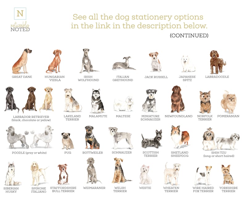 Sibe DG1 Siberian Husky Dog Cards Cute Dog Cards Gifts for Dog Lovers Husky Personalized Flat Note Cards Social Stationery