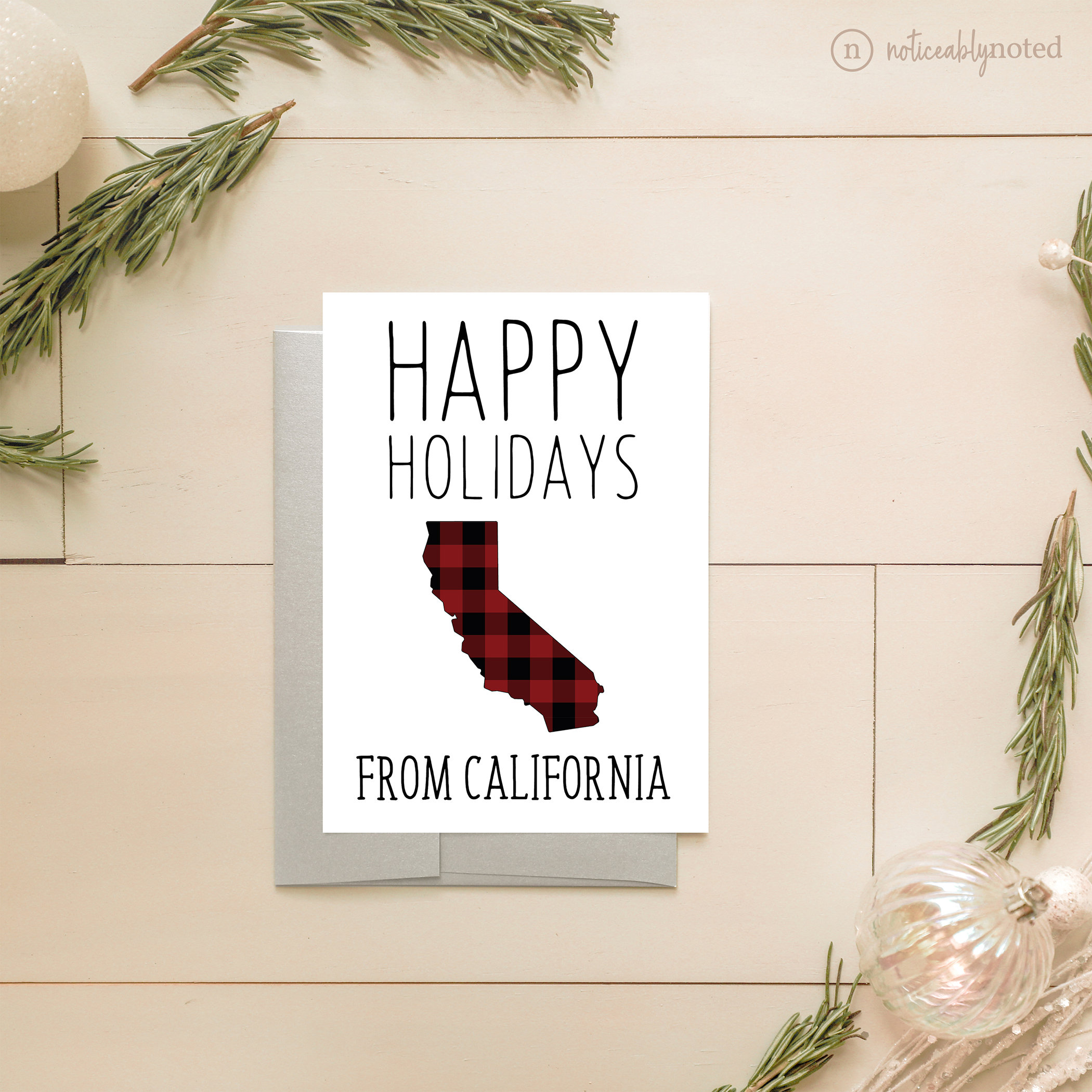 California Christmas Cards CA Holiday Cards Christmas Etsy
