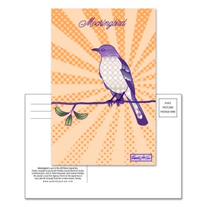 Mockingbird- Florida Birds Postcard