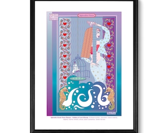 Aphrodite–Venus Goddess Art Print 11 x 14