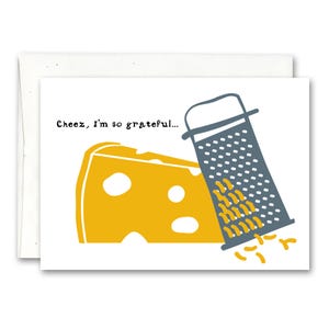 Cheez, I'm So Grateful Thank You Card