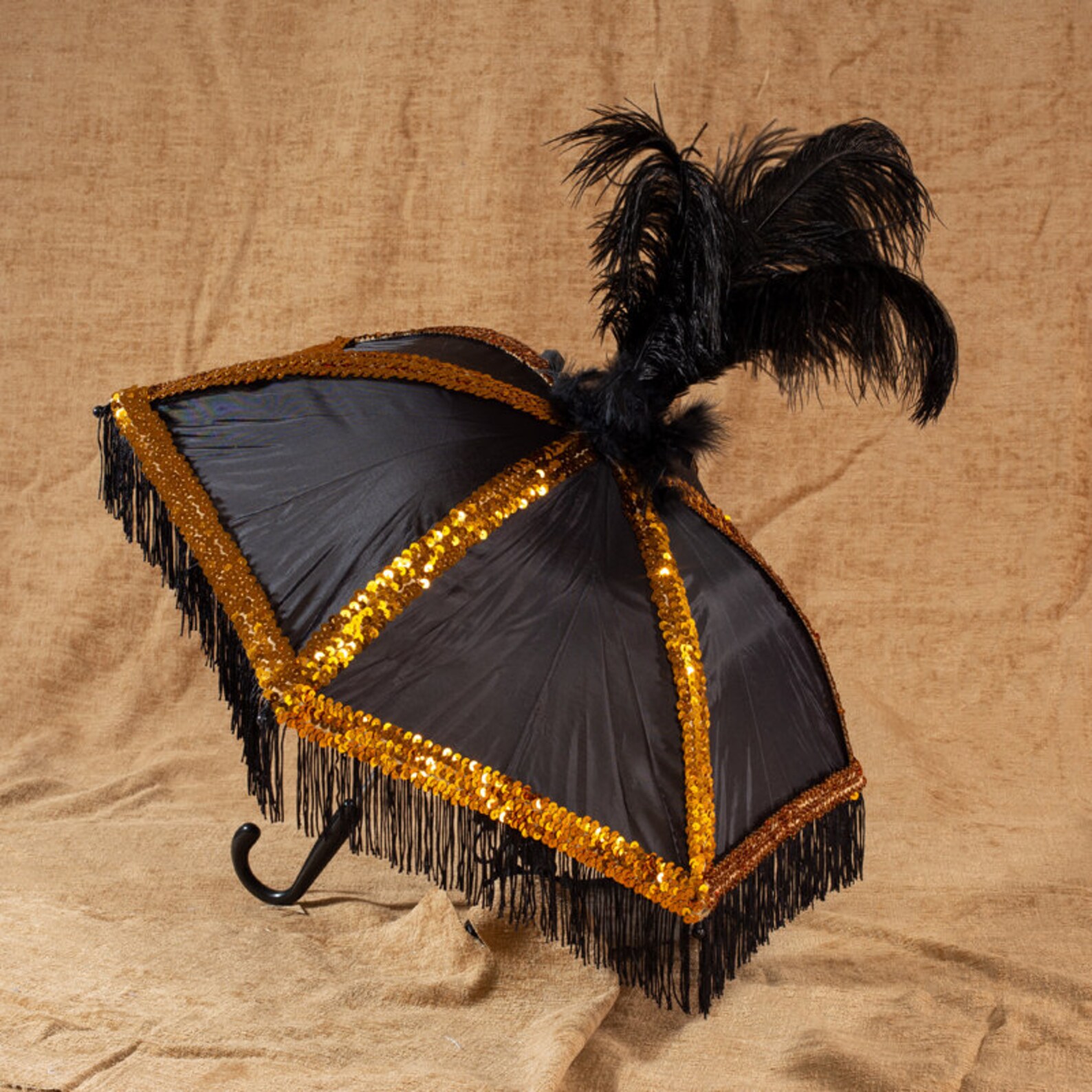 Set of Two Second Line Umbrellas with Black and White Etsy