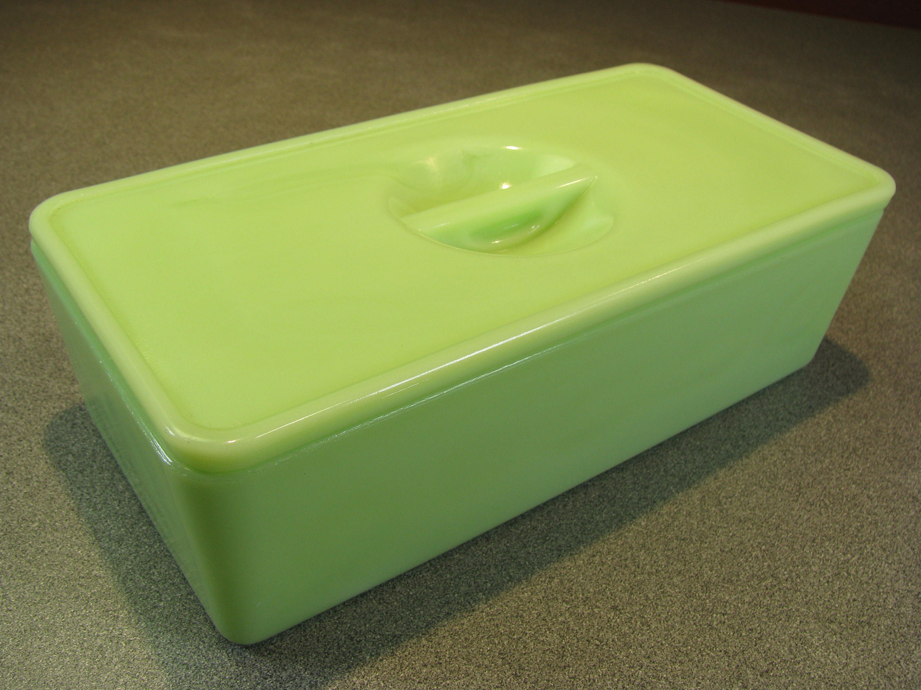 Four Pieces of Jadeite Refrigerator Dishes Etsy
