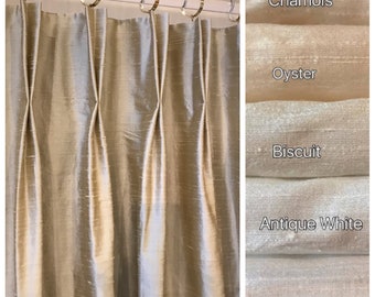 Dupioni Silk Curtains Etsy