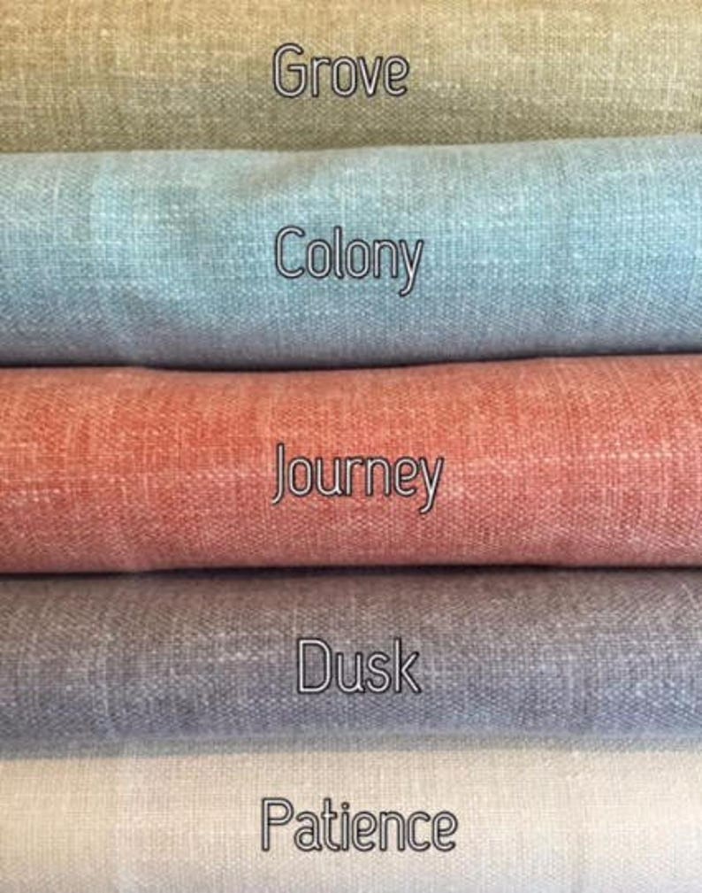 Custom Roman Shades. Campo Linen/cotton Blend Fabric Etsy