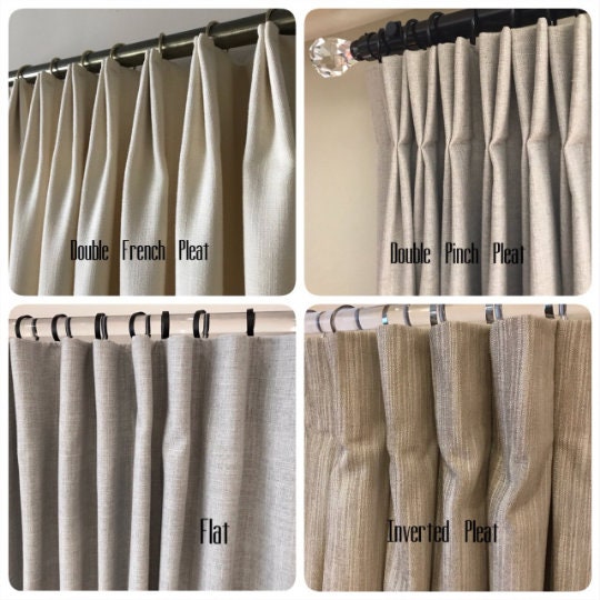 pinch pleat drapes
