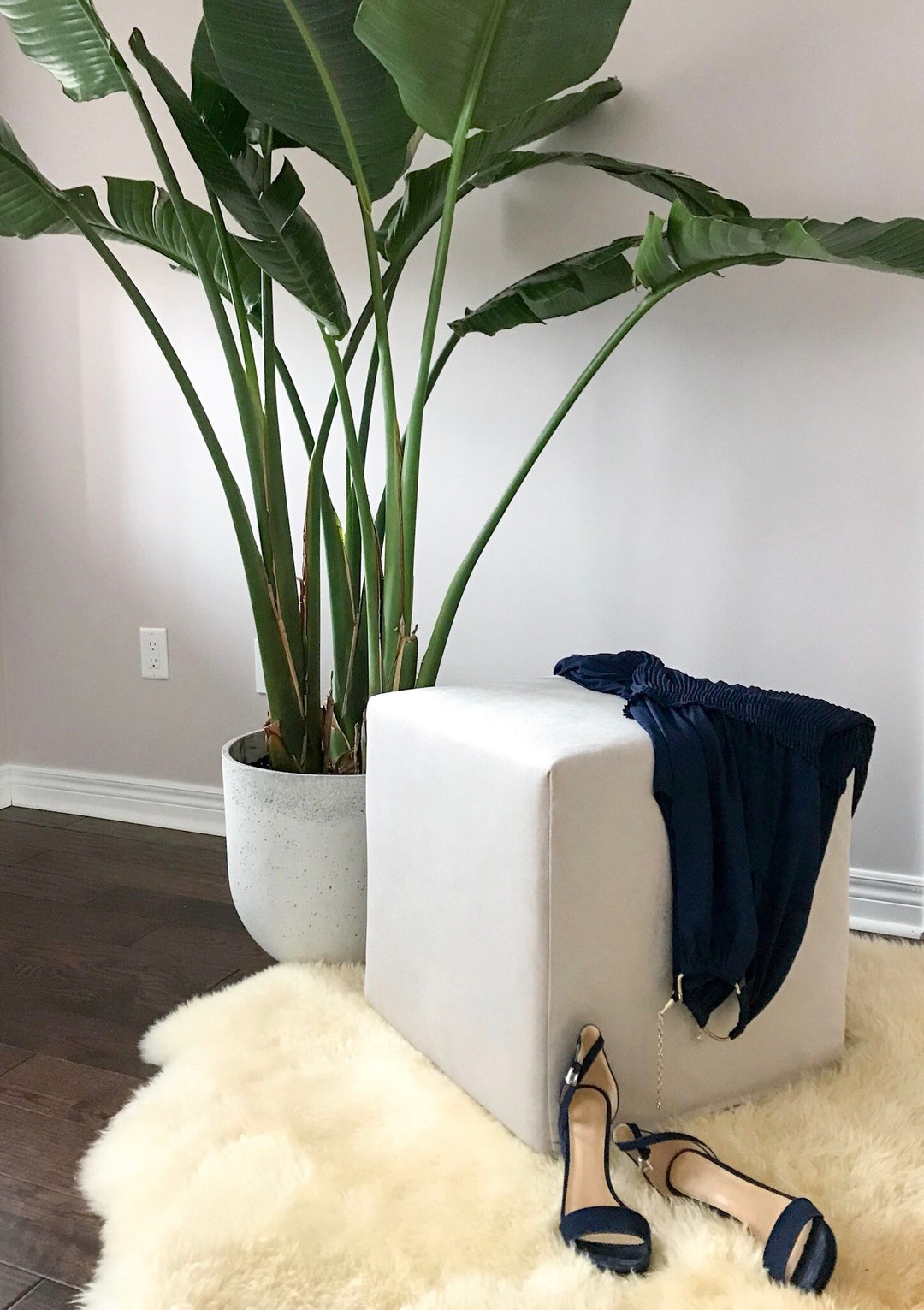 Custom Square Ottomans With Foam Inserts . Stain Free Etsy