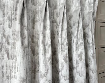 Aquaviva Cotton Drapery Panel: Custom Pleated Drapes, Made in Canada