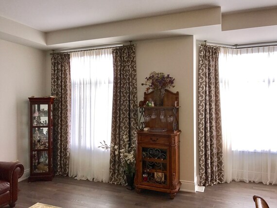 Saville Viscose Drapery Collection Tuscan Style Custom Etsy