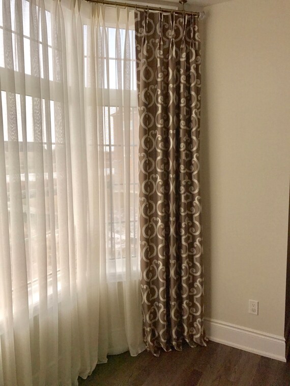 Saville Viscose Drapery Collection Tuscan Style Custom Etsy