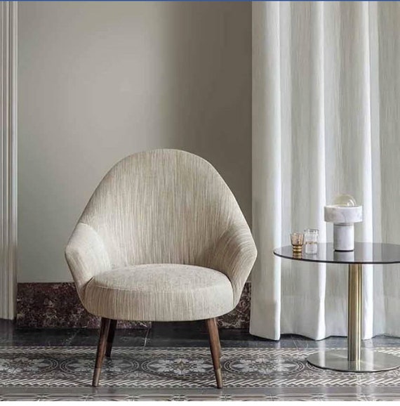 Cocoon Textured Boucl chenille Custom Drapery Panels. Inspiring