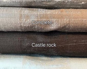 Échantillons de tissu de soie Shalimar