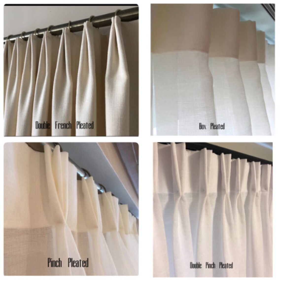 Tuscany Custom Sheer Drapery. Pinch Pleat French Pleat Etsy