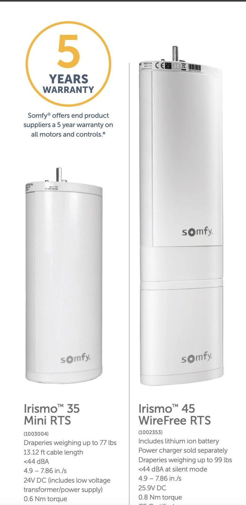 Motorized Curtain Tracks Powered by Somfy for Draperies up to 99lbs ...