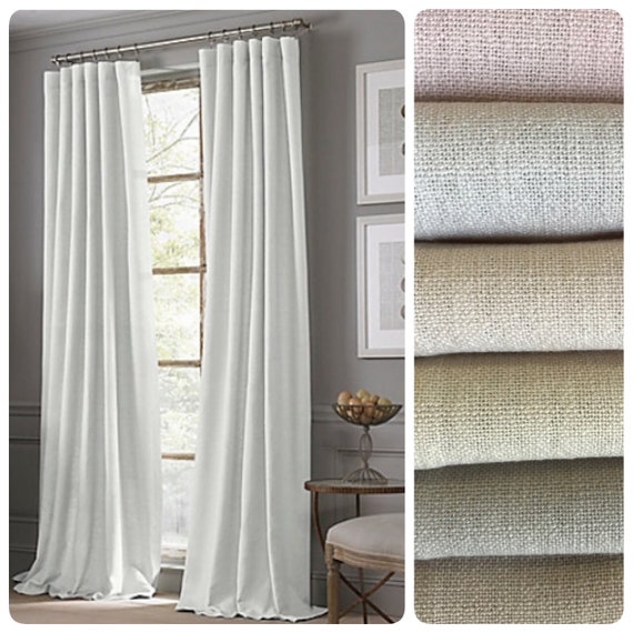 Linenhouse High Quality Custom Linen Drapery Natura Etsy