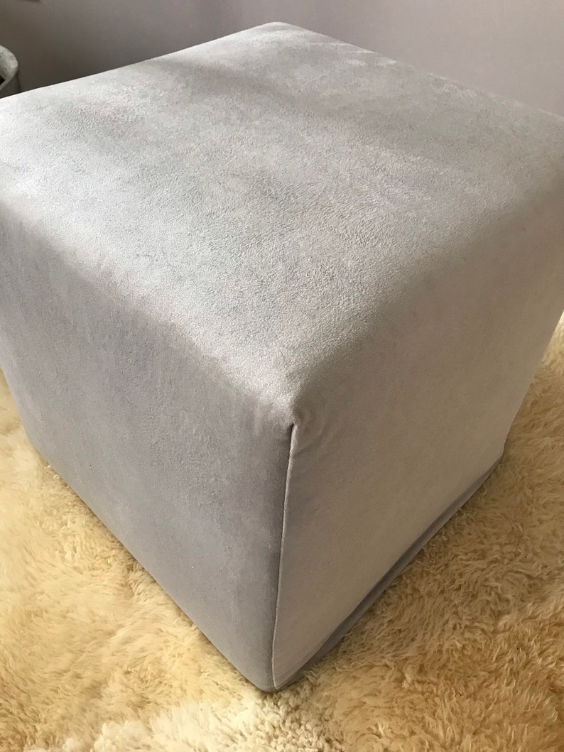 Custom Square Ottomans With Foam Inserts . Stain Free Etsy