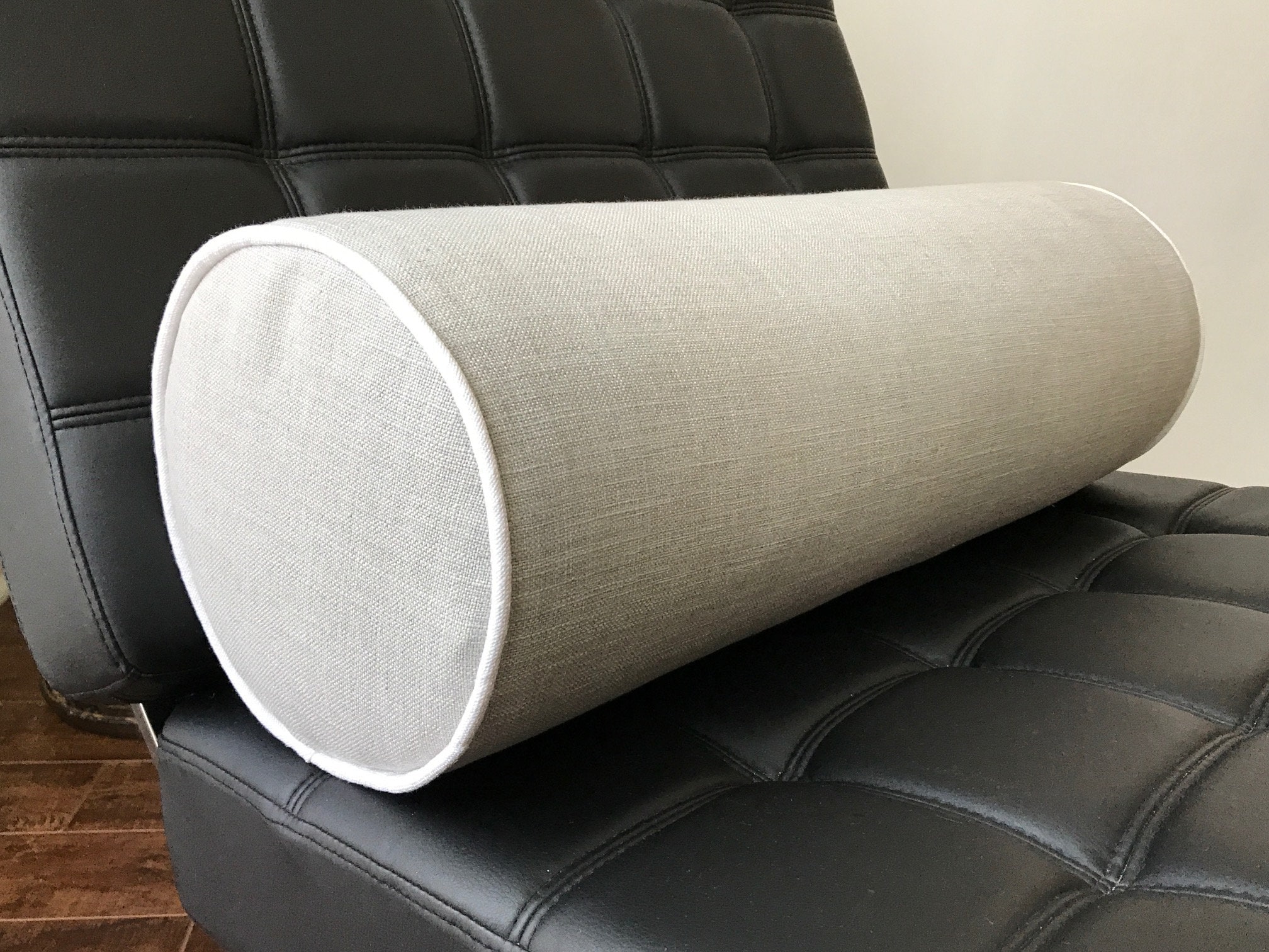 Decorative Linen Bolster Pillows. Round Bolster Pillows. 6 Etsy