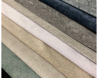 Rockwater Chenille Fibreguard Performance multi-purpose fabric by the yard for drapery and upholstery projects. 29 colors. Velvet fabric.