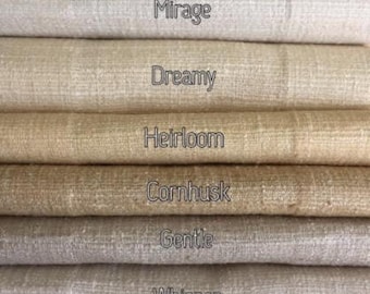 Échantillons de tissu de soie factice Pembrook. ÉCHANTILLONS
