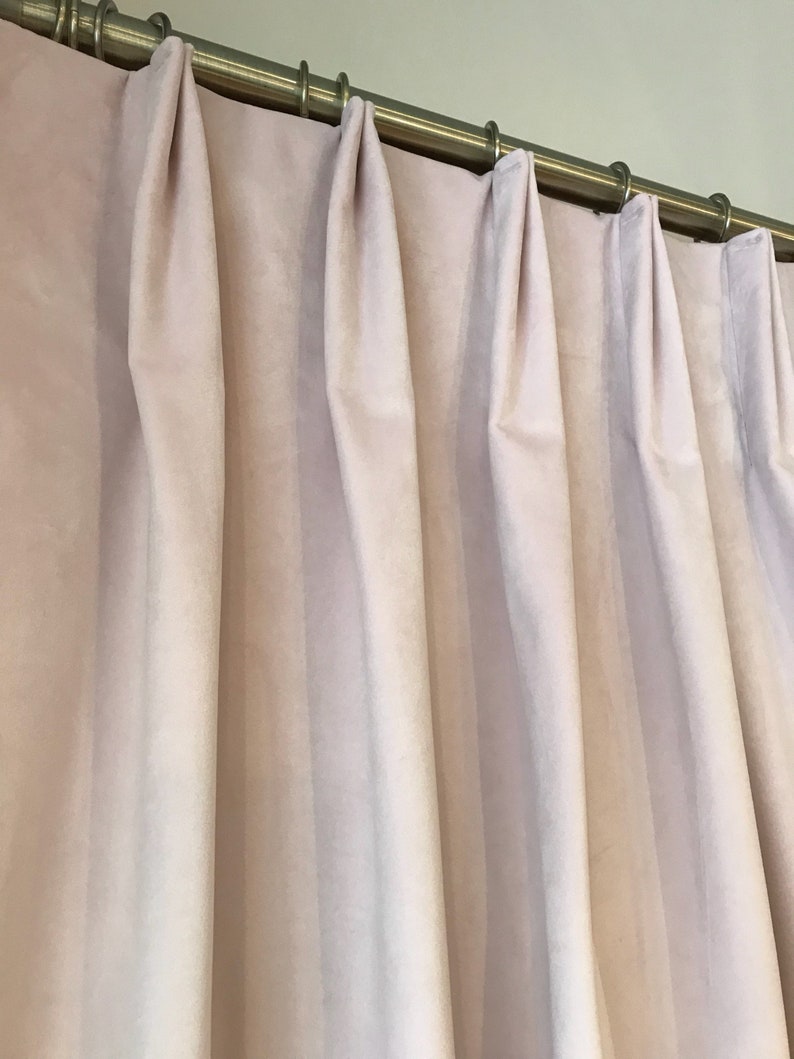Blush Pink Custom Drapery Collection.Light Pink Linen Etsy