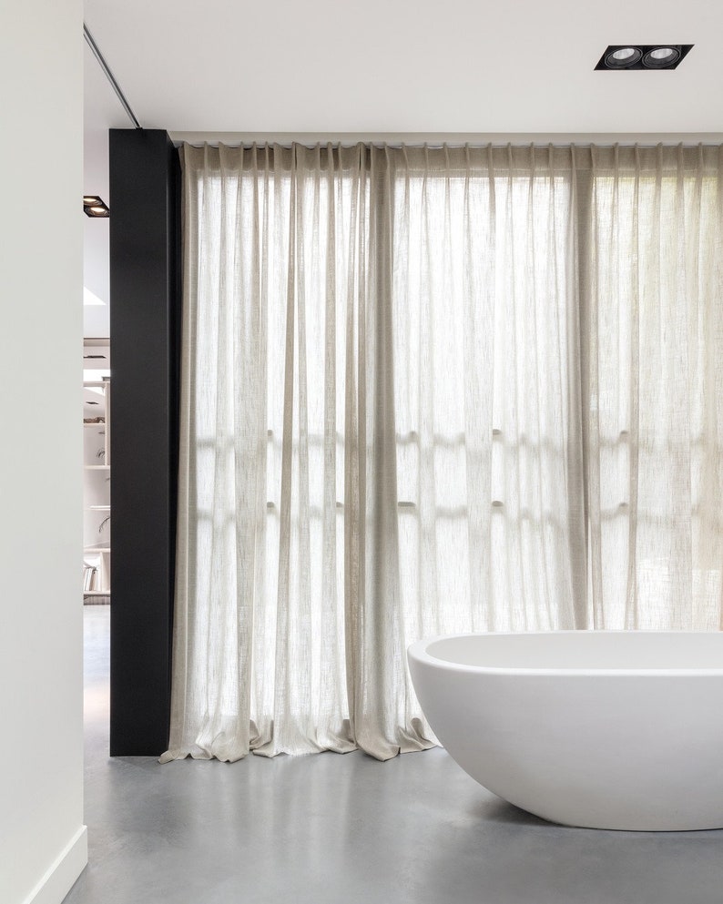 Tuscany Custom Sheer Drapery. Pinch Pleat French Pleat Etsy