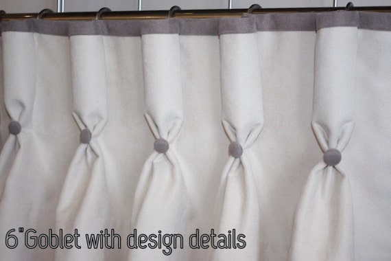 Pinch Pleat French Pleat Goblet Pleat Designer Drapery Etsy