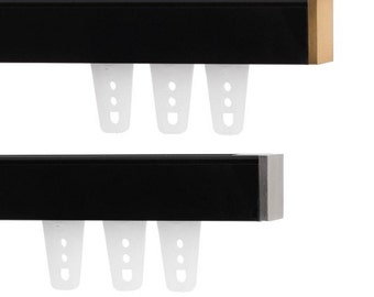 Slimline Channel Rods for Ripple Fold and Pleated Drapery. Modern Ripple fold curtain rods available in 5 colors. Ceiling and Wall mount.