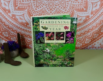 Libro vintage "Jardinería a lo largo del año"