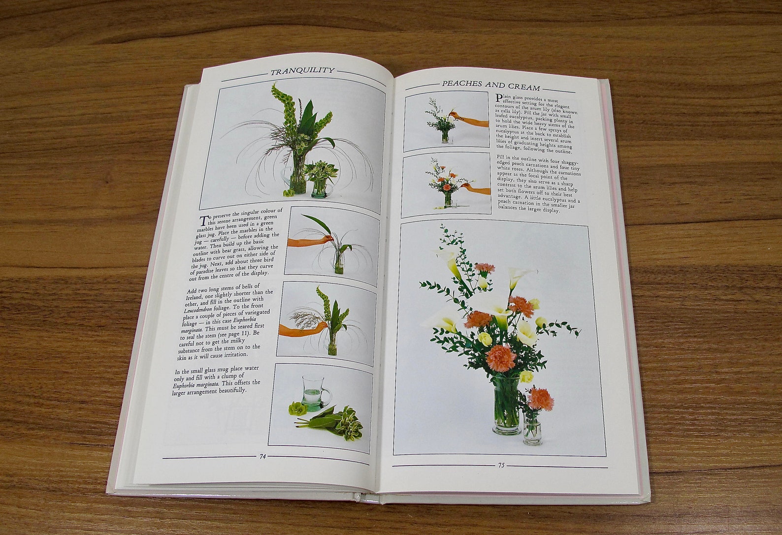 Vintage Flower Arranging Book Display Books Old Flower Etsy