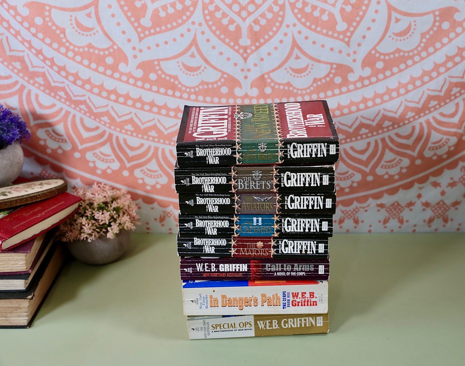 Vintage Books Collection of 8 W.E.B Griffin Paperback Books - Etsy