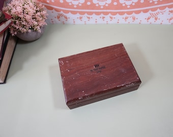 Vintage Rustic Wooden Storage Box