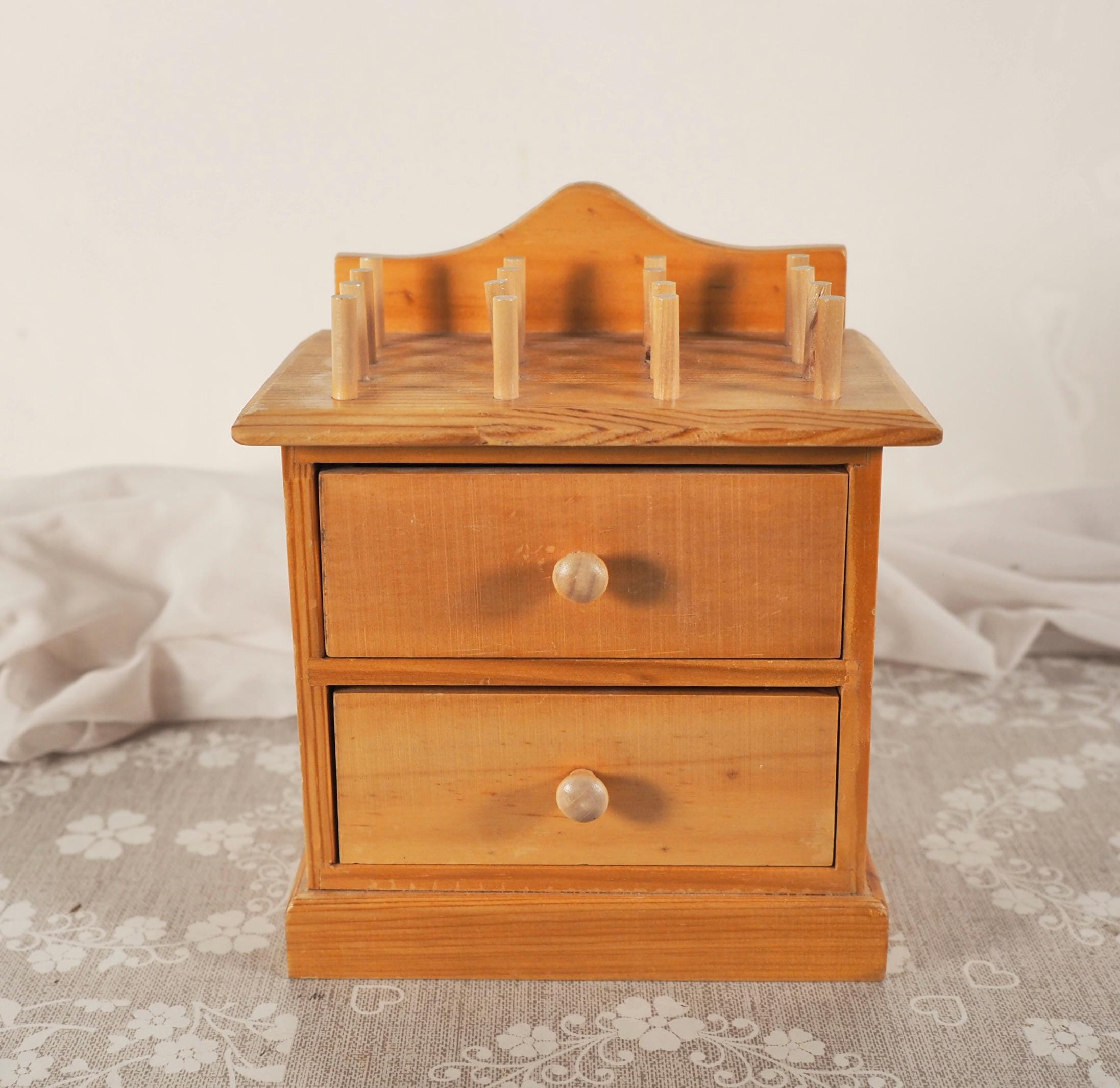 Vintage sewing thread drawers - Etsy 日本