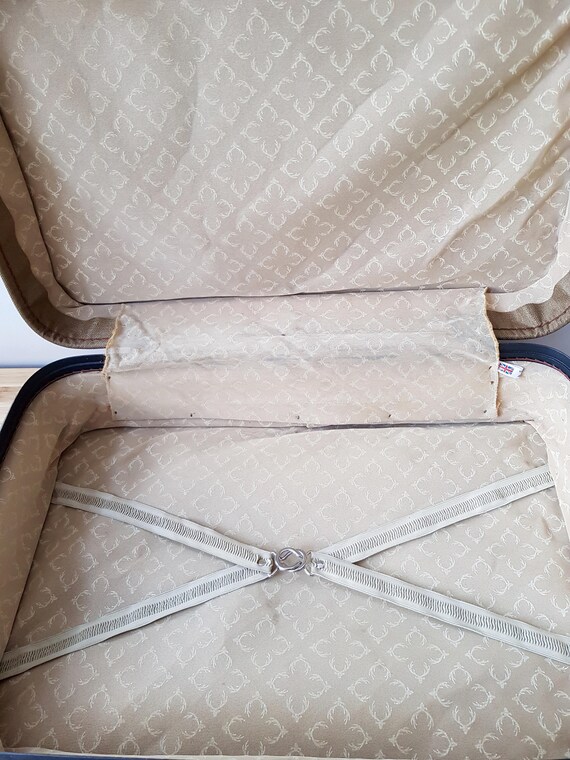 vintage antler suitcase