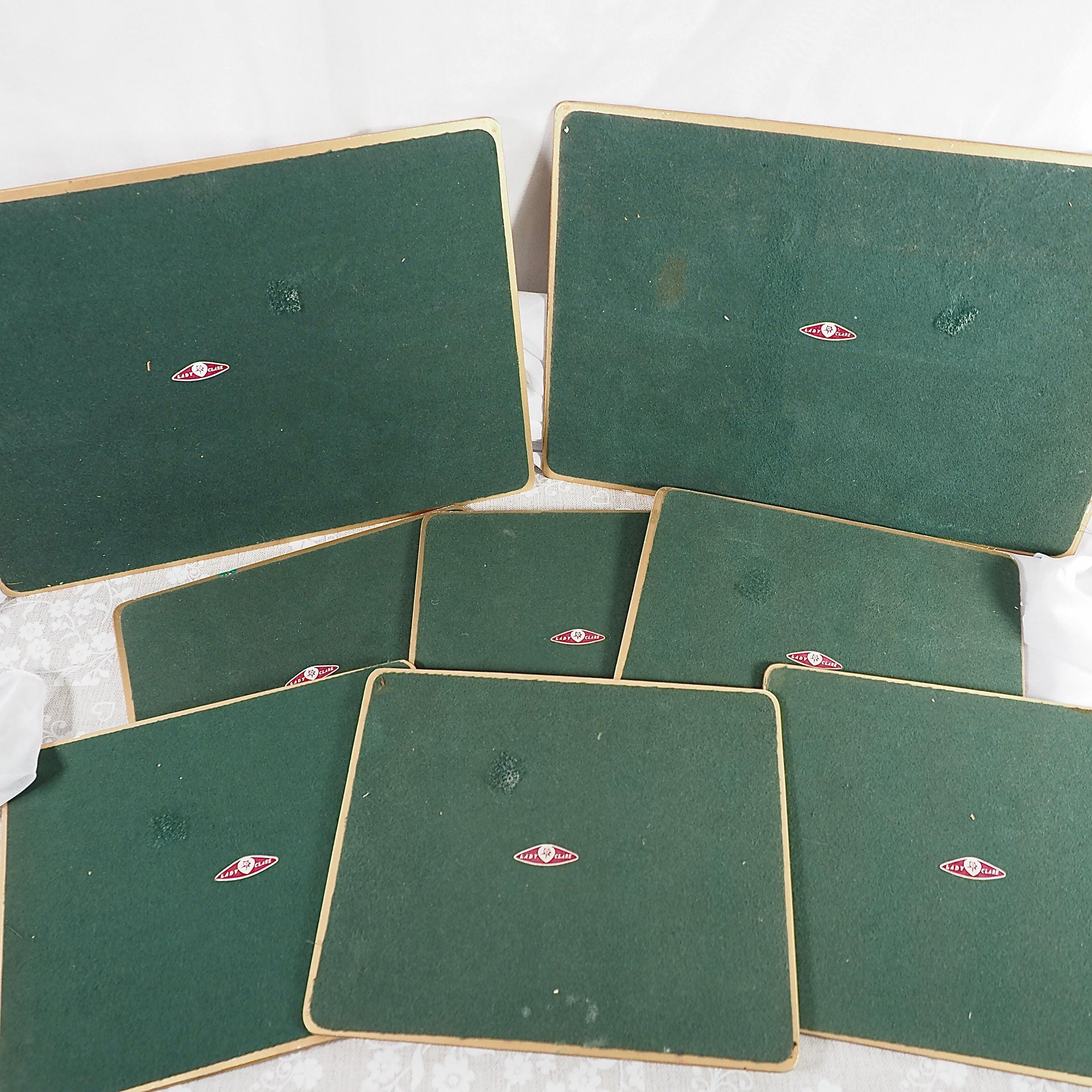 ヴィンテージ レディ・クレア ロンドンシーン テーブルマット - 8枚