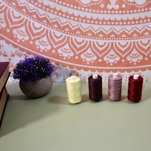 Vintage Cotton Sewing Threads: Display Set of 4