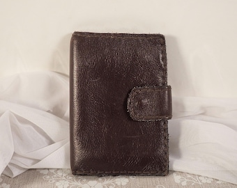Vintage Brown Leather Wallet