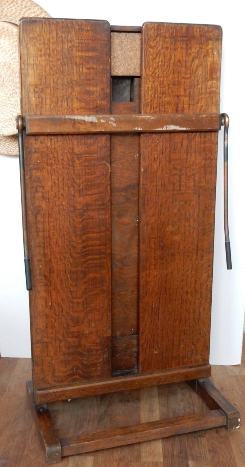 Vintage Rustic Wooden Trouser Press Great to use for display. Etsy