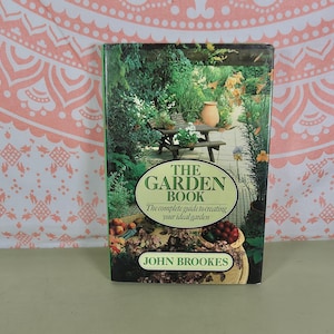Vintage &quot;The Garden Book&quot; by John Brookes: Gardening Guide