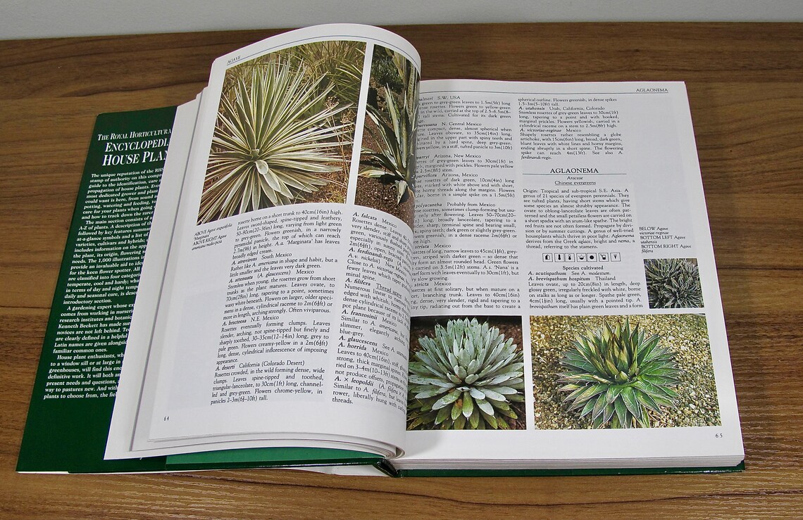 Vintage Gardeners Encyclopedia of House Plants Book Royal Etsy