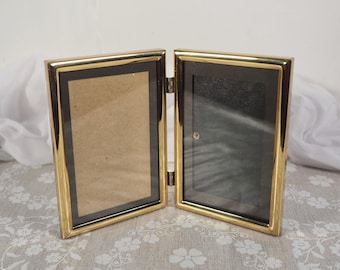 ヴィンテージ真鍮フォトフレーム：小さな装飾的な額縁 - Etsy 日本
