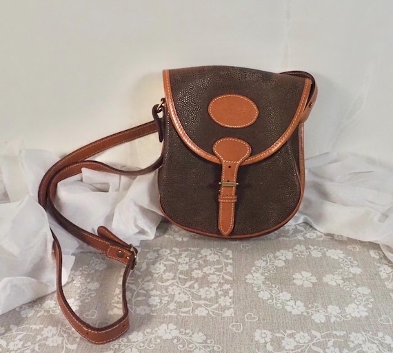 Vintage Small Brown Leather Handbag