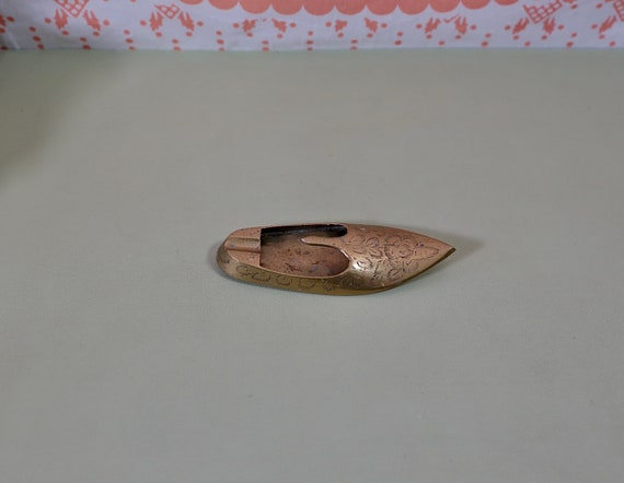 ヴィンテージ灰皿 真鍮製靴型灰皿 - Etsy 日本